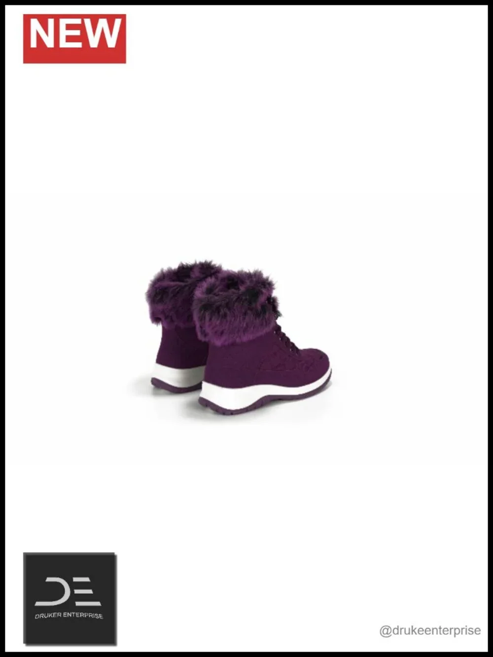 Women's Snow Boots Waterproof Insulated Lace-Up Winter Booties Ankle
